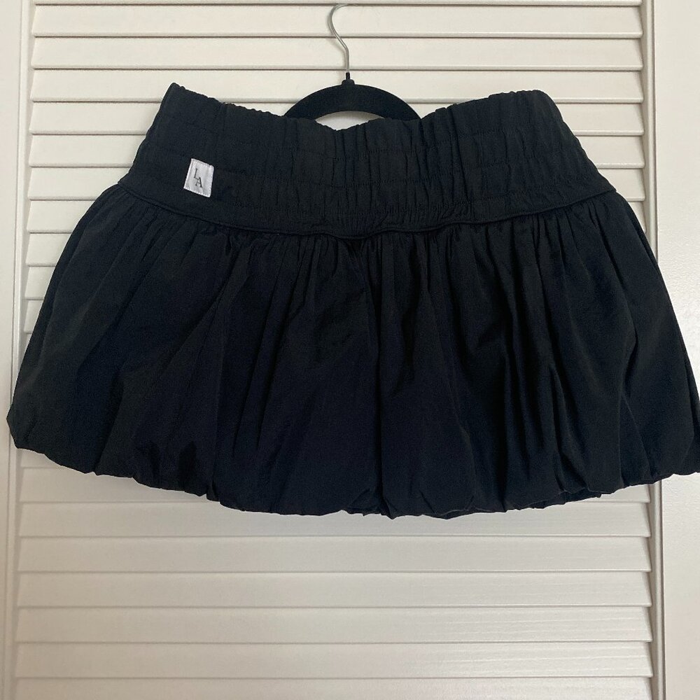 Love All tennis short-Pouf Skirt -Black